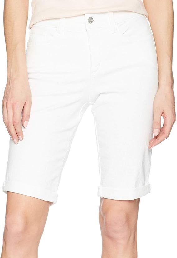 NYDJ Women's Briella Roll Cuff Jean Long Slimming Denim Shorts | Amazon (US)