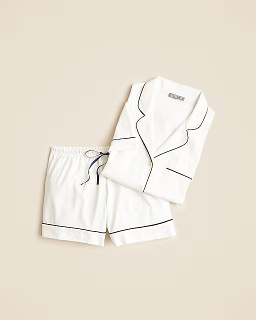 Dreamy cotton-blend pajama short set | J. Crew US