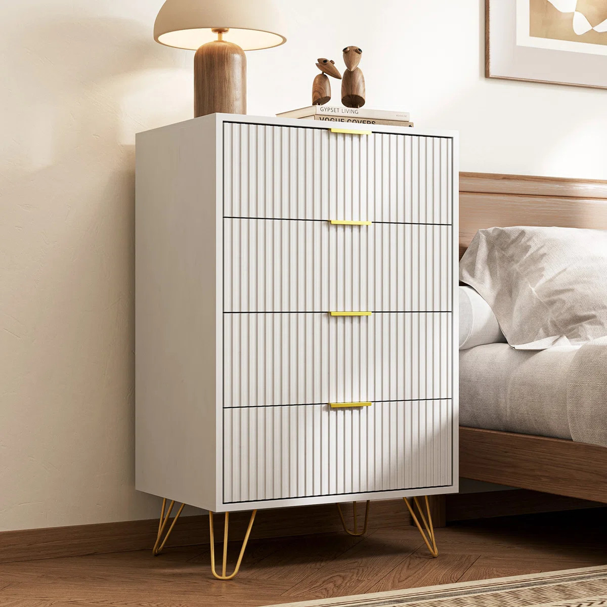 Veledin 23.6'' W 4 - Drawer Dresser | Wayfair North America