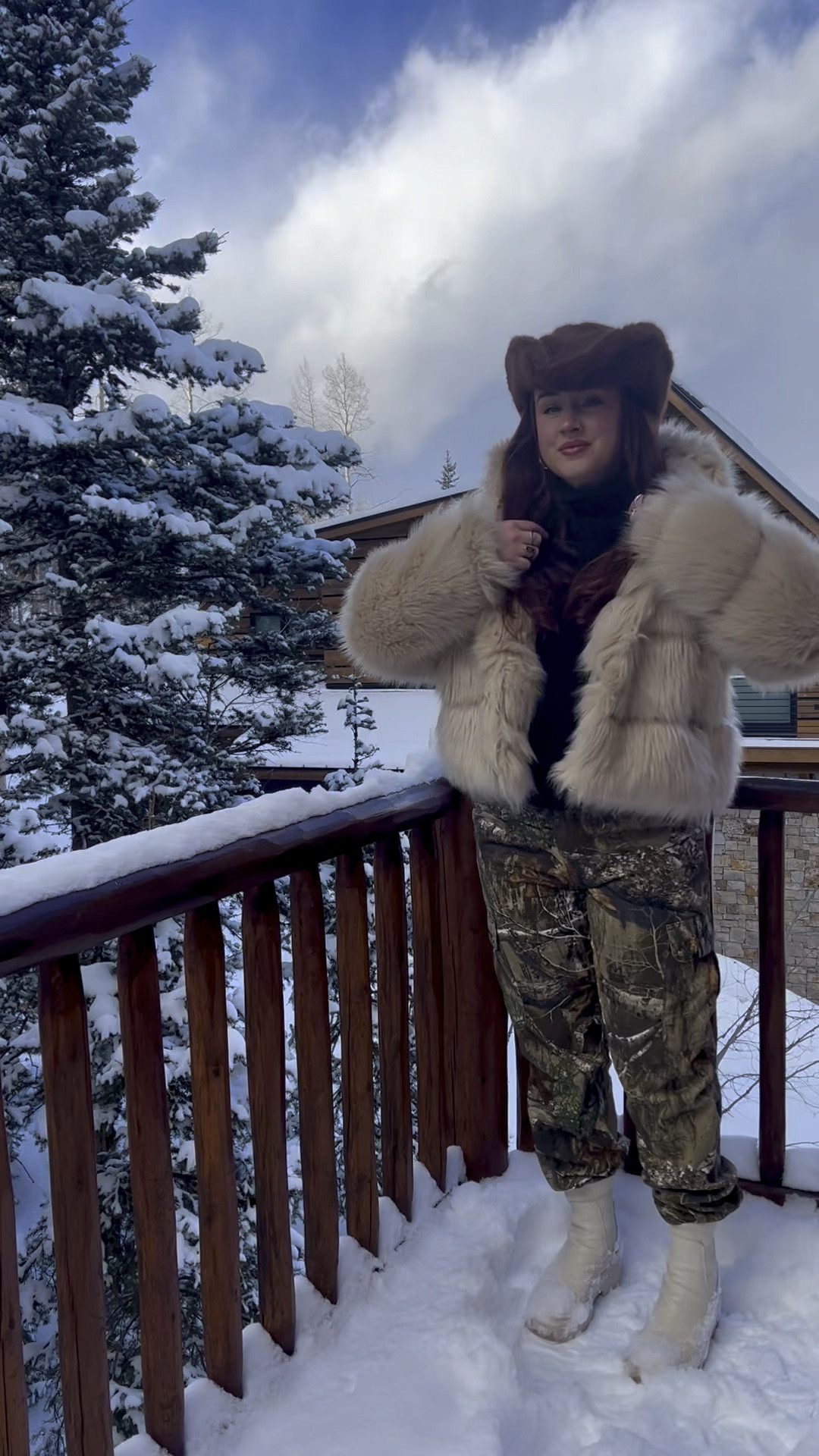 In a size small in fur jacket, size medium in camo pants. I’ve been loving styling camo pants and more masculine pieces lately 

#LTKSeasonal #LTKstyletip #LTKtravel