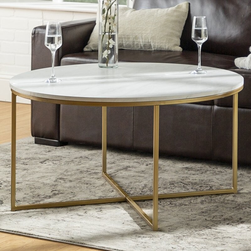 Wasser Coffee Table Color: White | Wayfair North America