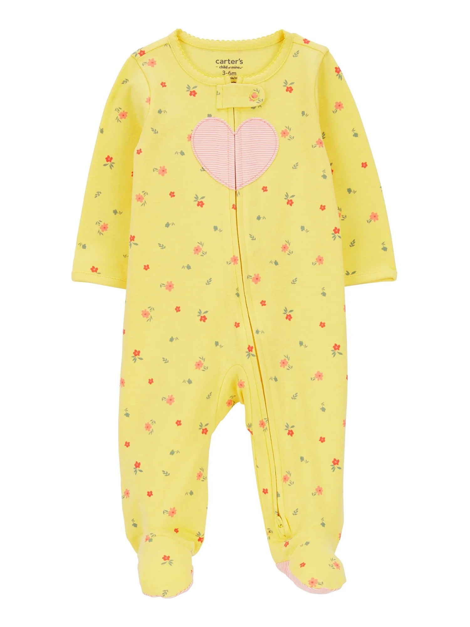 Carter's Child of Mine Baby Girl Sleep N Play, One-Piece, Sizes Preemie-6/9 Months | Walmart (US)