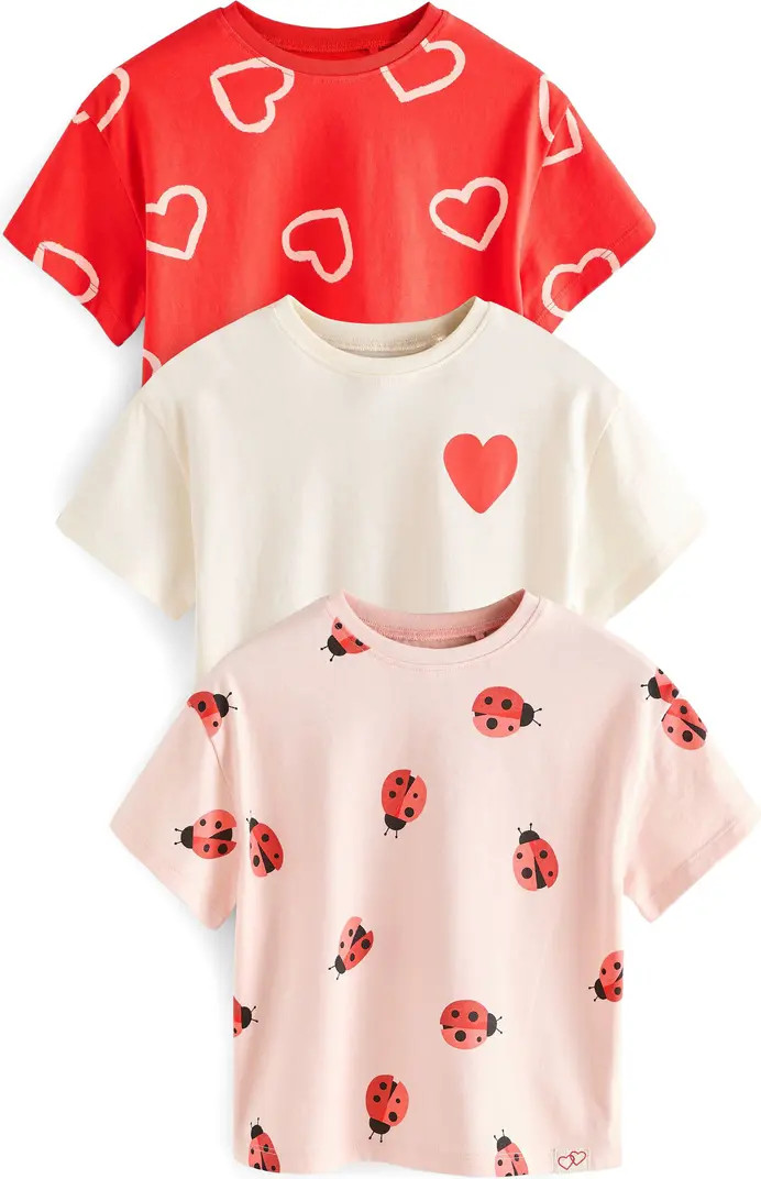 Kids' Assorted 3-Pack Cotton Graphic T-Shirts | Nordstrom