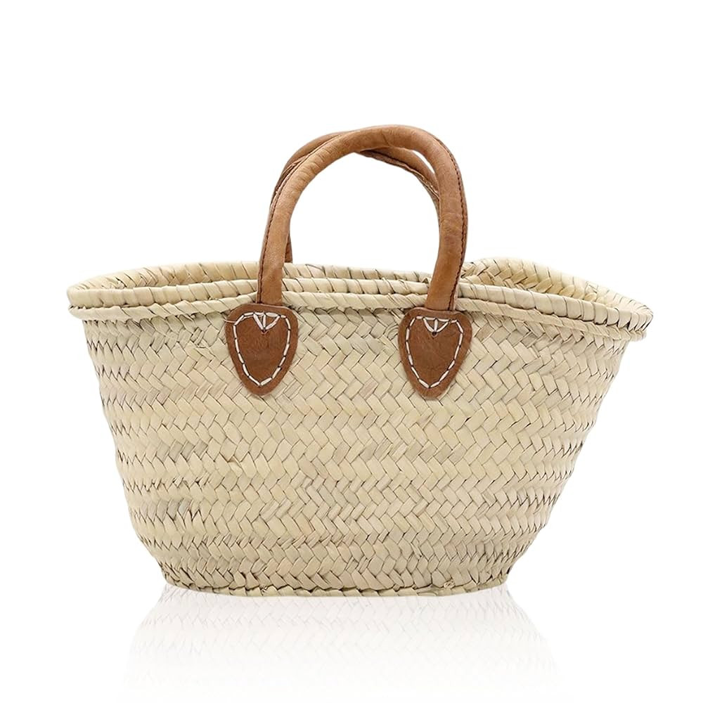 French basket, small straw bag, Bridal Party, wedding tote bag, Bridesmaid gifts, wicker basket w... | Amazon (US)