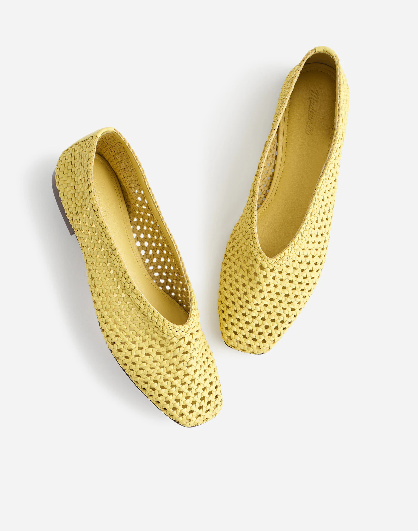 The Mylie Ballet Flat in Handwoven Leather | Madewell
