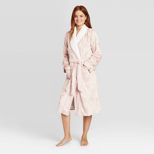 Women's Cozy Faux Fur Robe - Stars Above™ | Target