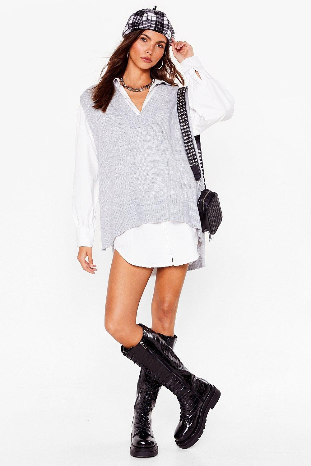 Knit's My Time to Shine Oversized Tank Top | NastyGal (US & CA)