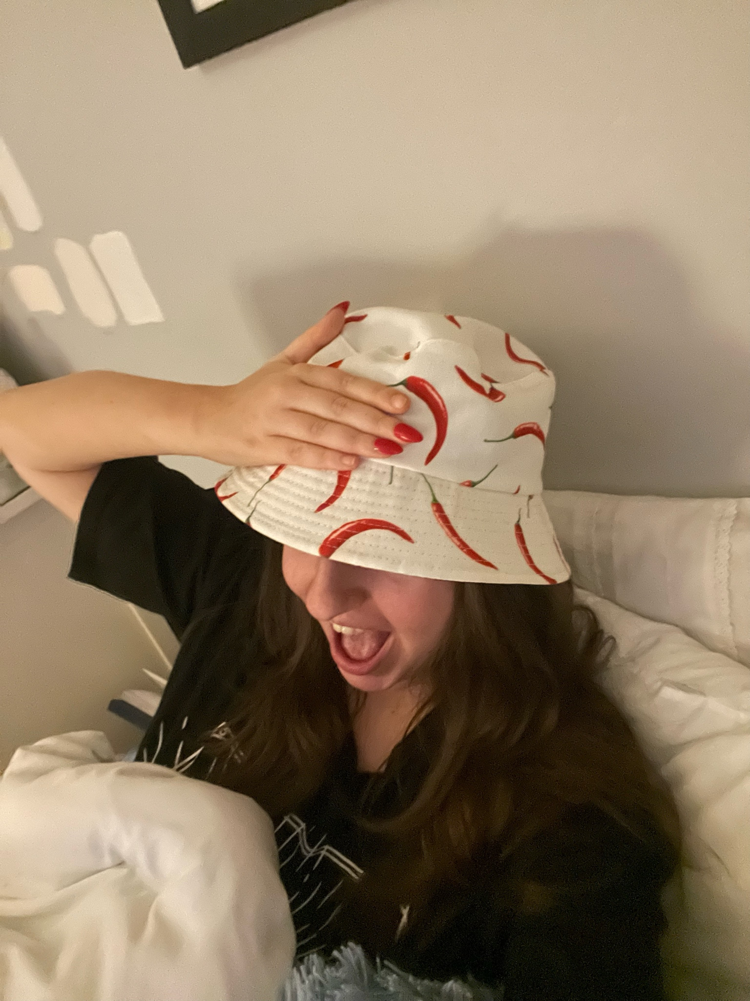 Chilli Bucket hat babyyyyyy 🌶️

I got the OG bucket hat from TK Maxx back in 2022 but I’ve linked a couple I found on Amazon 