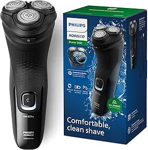 Philips Norelco Shaver 2400 Series, Wet and Dry Electric Shaver, Pop-up Trimmer, P-Cap, Deep Blac... | Amazon (US)