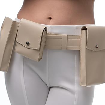 Adjustable Belt with Pockets Holster for Womens Women Cream Cosplay Halloween Costume Warrior Whi... | Amazon (US)