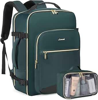 LOVEVOOK Travel Backpack for Men, 50L Carry on Backpack as Personal Item Flight Approved, Waterpr... | Amazon (US)