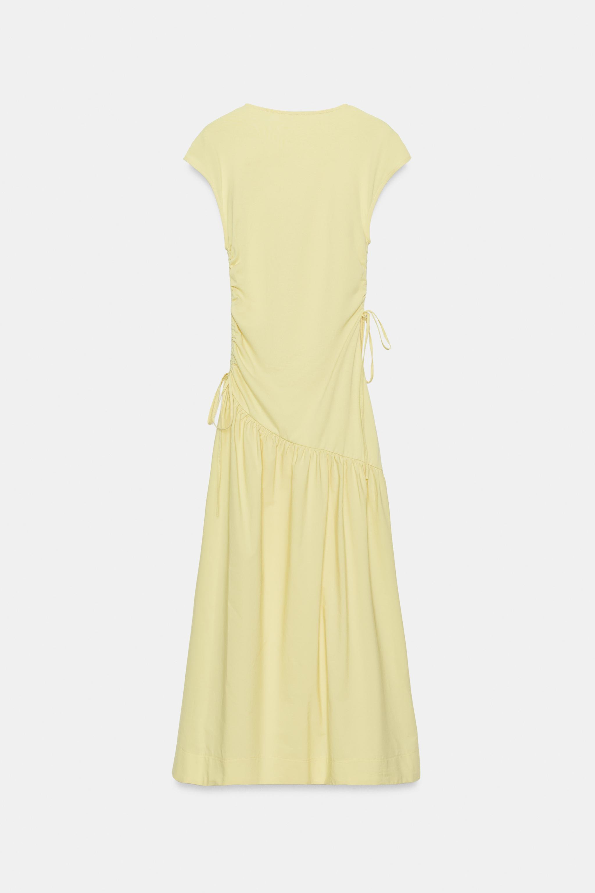 ASYMMETRIC RUCHED DRESS | Zara US