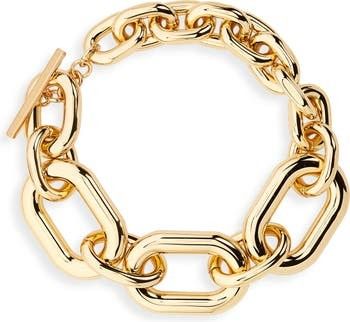 paco rabanne XL Link Collar Necklace Gold Necklace Fall Outfits 2022 Affordable Fashion | Nordstrom