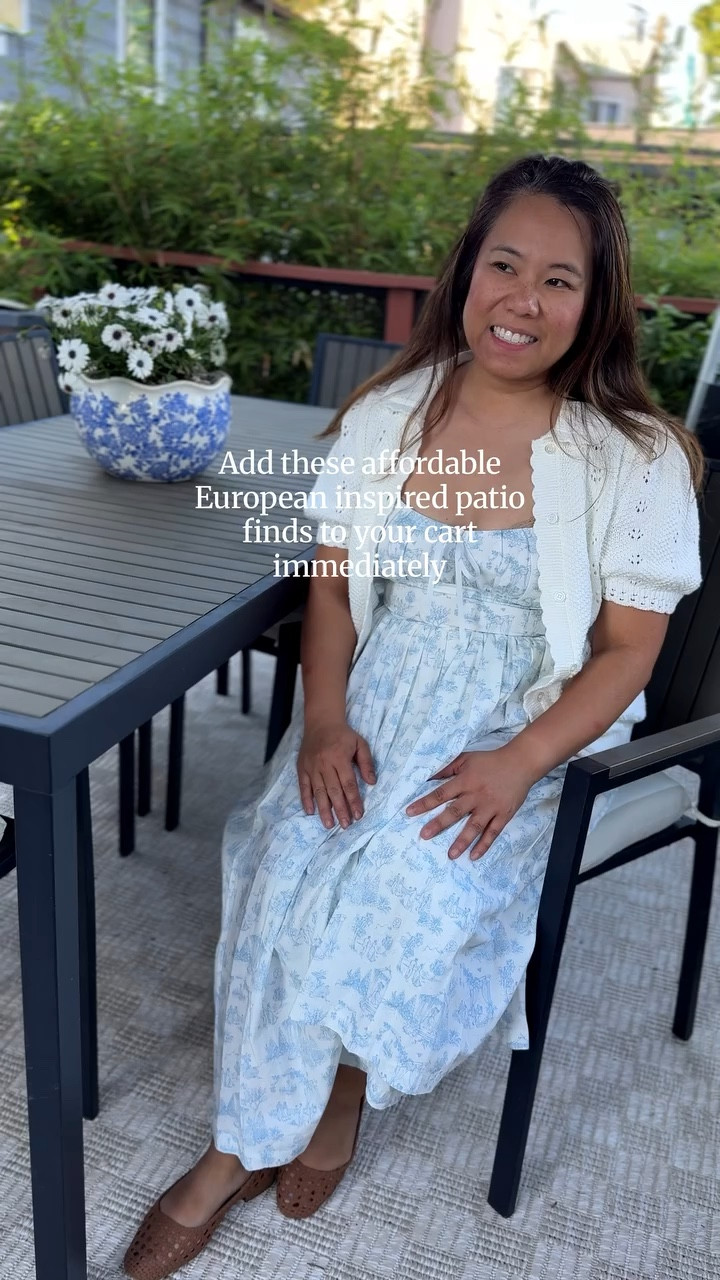 Add these cozy and affordable European-inspired patio finds to your cart immediately for that relaxed, sun-drenched European outdoor vibe - no passport needed.

Save for your spring patio refresh and follow for more cozy outdoor living ideas.