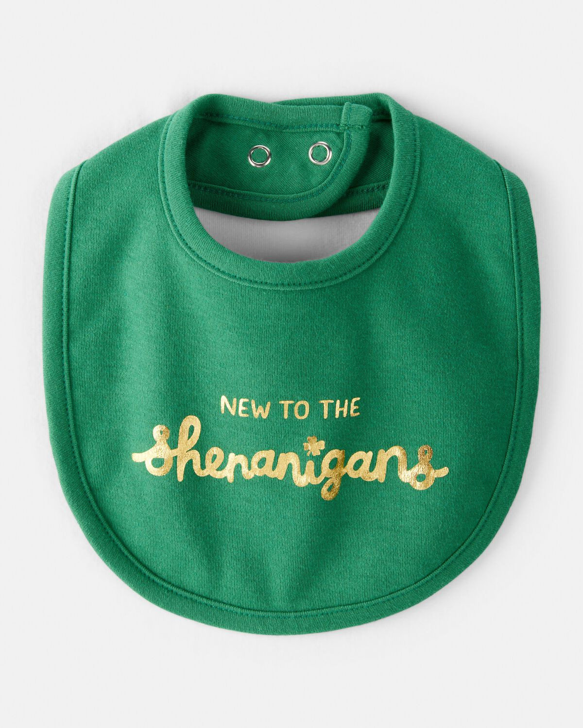 Baby St. Patricks Day Bib - Green | Carter's | Carter's Inc