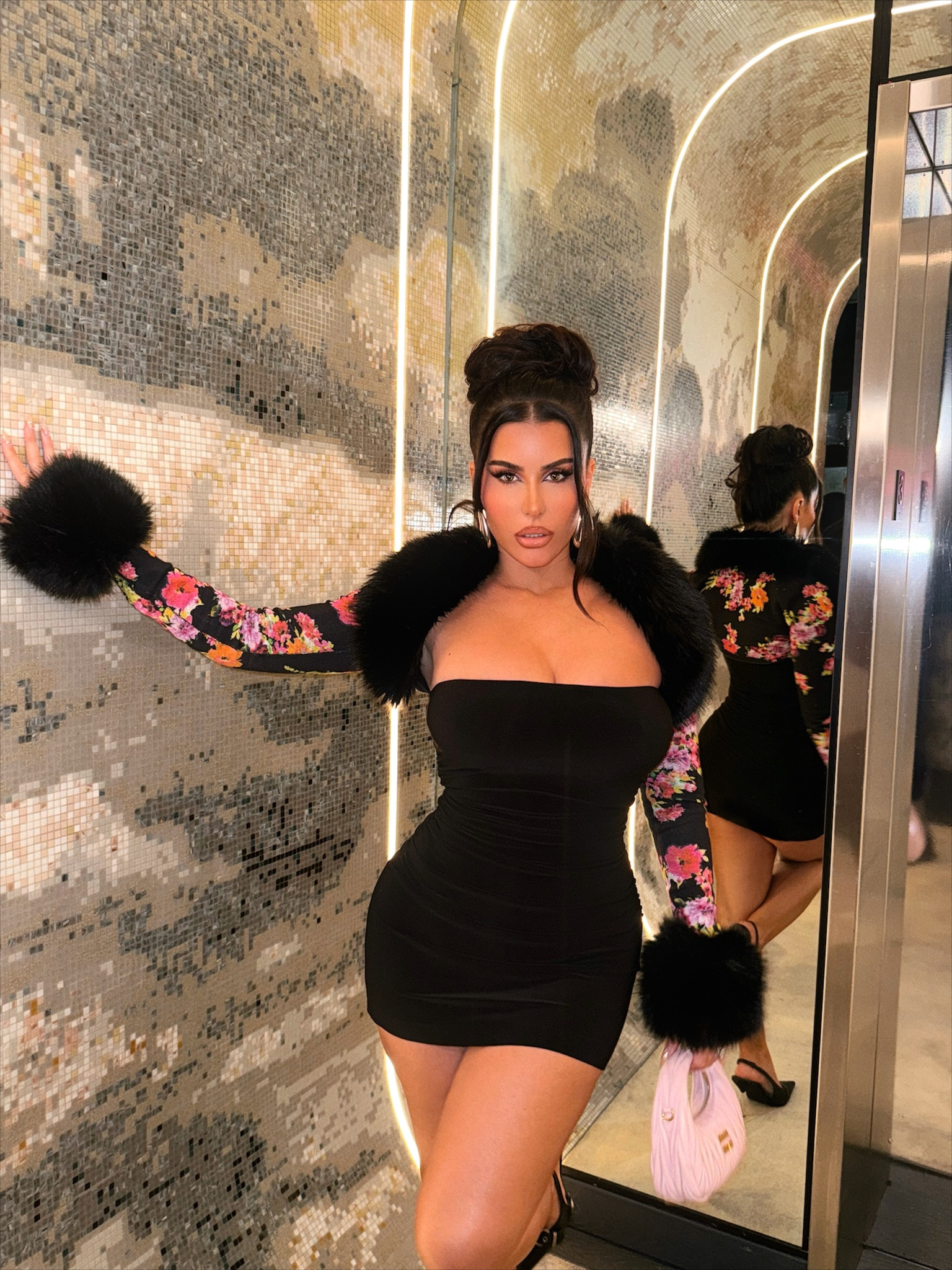 fur bolero, date night inspo, little black dress, lbd, date night outfit 

#LTKstyletip