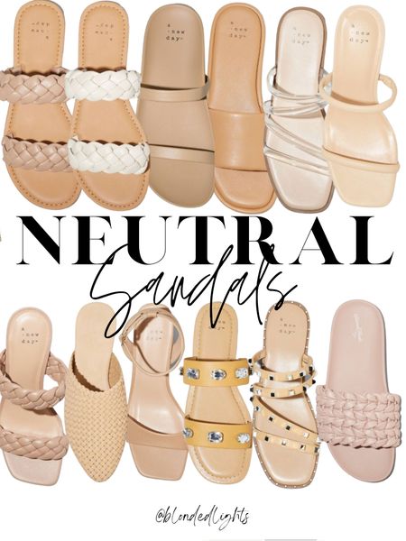 Neural sandals for all seasons #neutralsandals #neutrals #target 

#LTKunder50 #LTKstyletip #LTKshoecrush