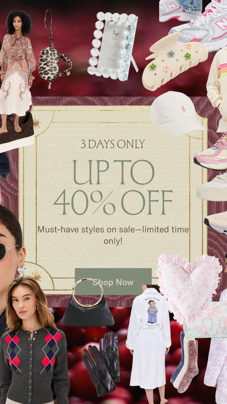 ShopBop is having a limited time sale- and I chose only the very best from the thousands of styles on sale- this is a highly curated post of All the trending brands now on sale.  New Balance•On sneakers •Love Shack Fancy• Polo Ralph Lauren•YSL & More! 

#LTKShoeCrush #LTKGiftGuide #LTKSaleAlert