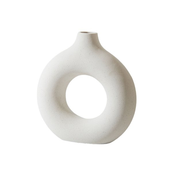 Atralife Round Shape Flower Vase Room Decor Ceramic Vase Home Decoration - Walmart.com | Walmart (US)