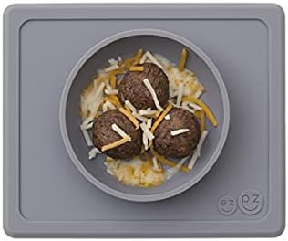 ezpz Mini Bowl - 100% Silicone Suction Bowl with Built-in Placemat for Infants + Toddlers - Comes... | Amazon (US)