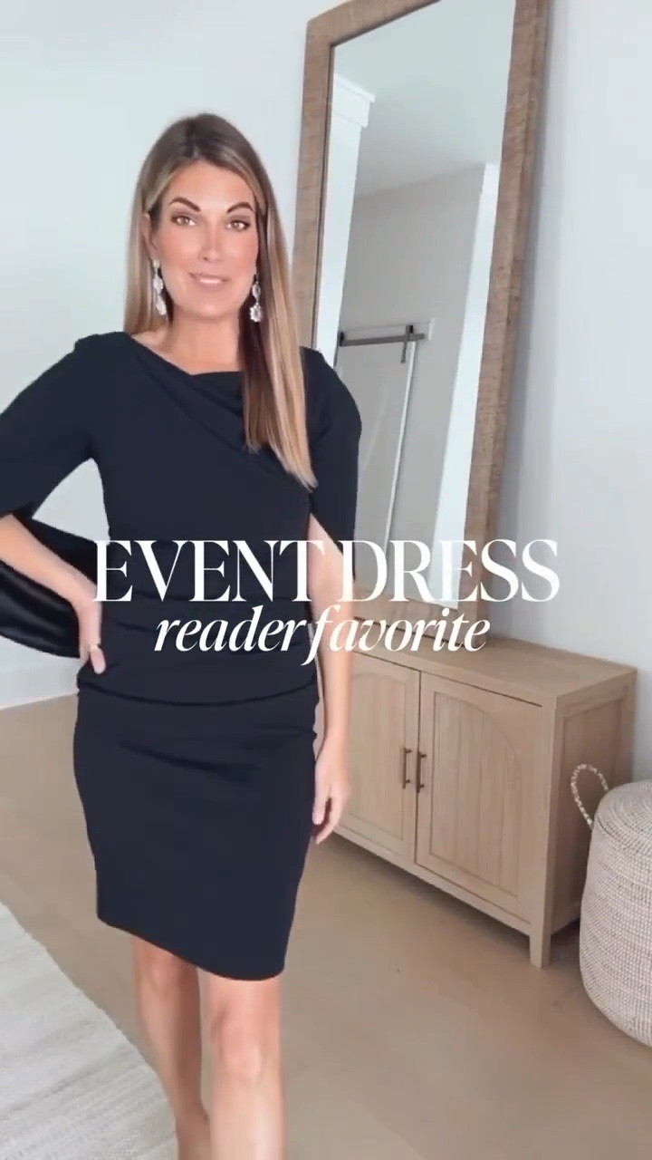 This gorgeous dress is on sale! Has a built in cape. It’s so elegant and flattering. Perfect for a wedding guest dress or other formal event. I am usually between size 2 and 4 and the 4 fits perfect.

#LTKSaleAlert #LTKWedding #LTKTall