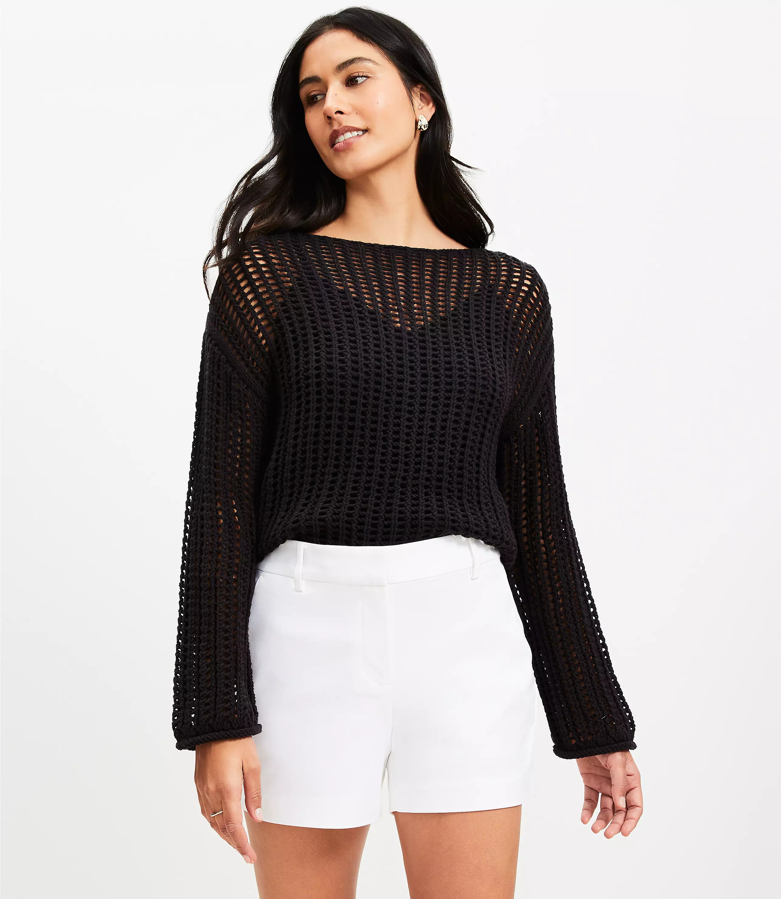 Riviera Shorts in Doubleweave | LOFT