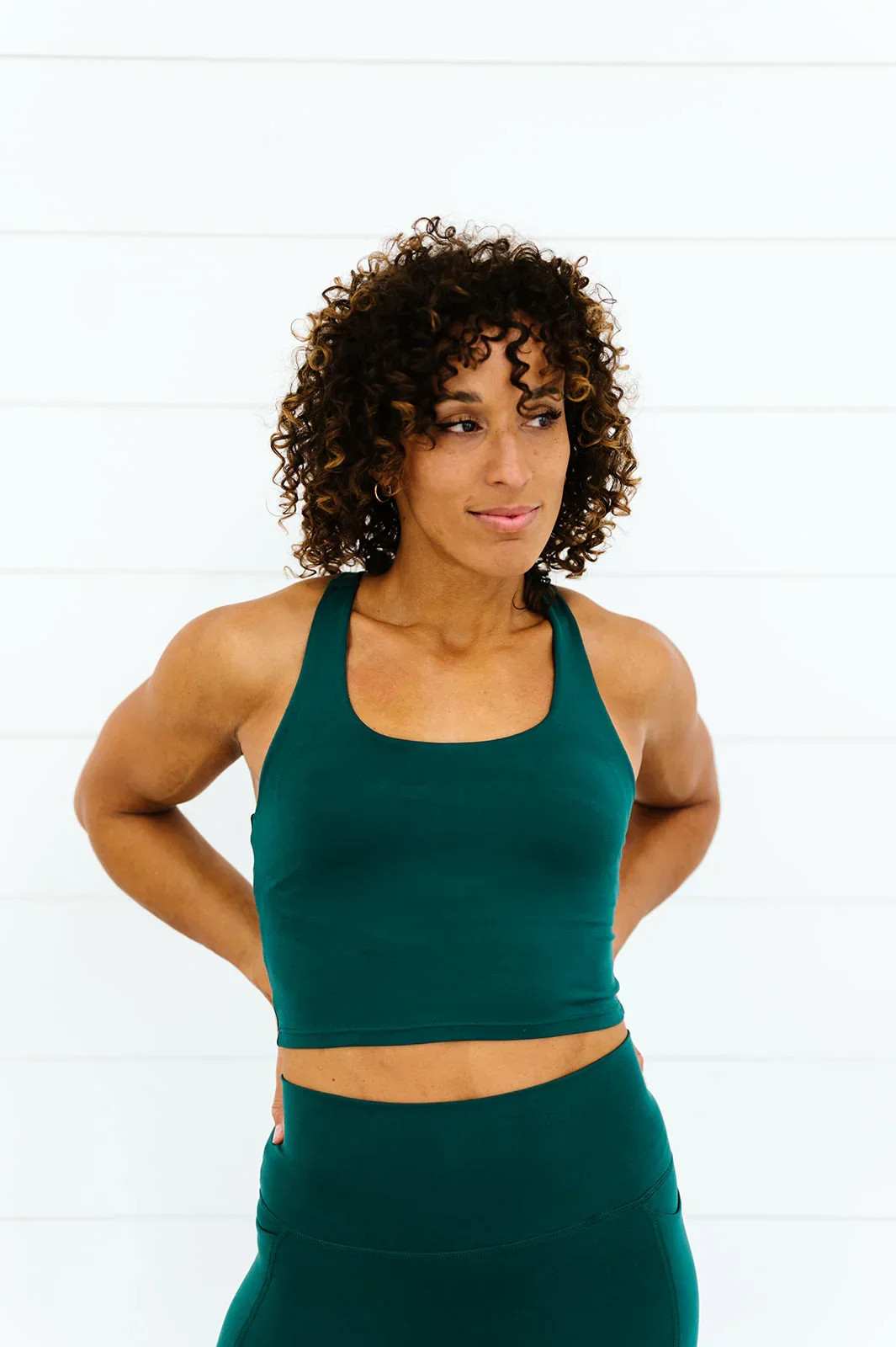 Serenity Long Line Tank | Pine | Coral Reef Swim US