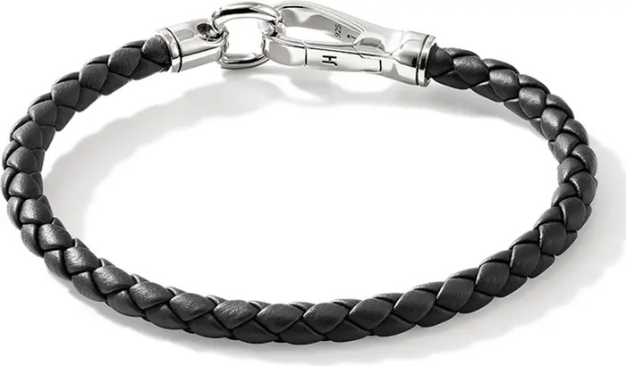 John Hardy Men's Braided Leather Bracelet | Nordstrom | Nordstrom