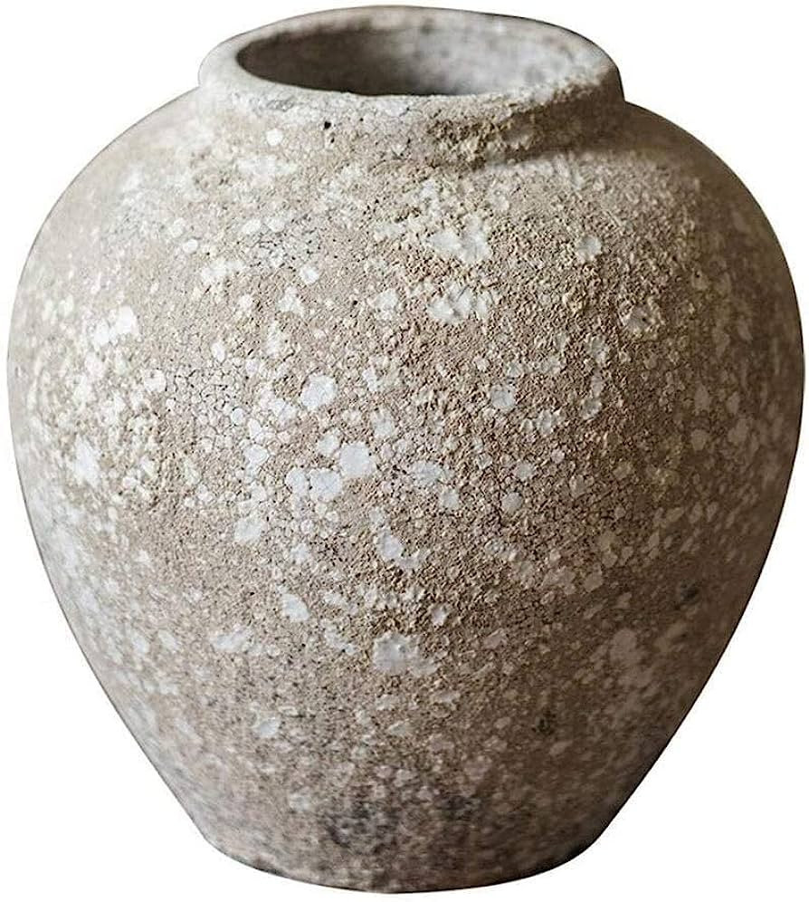 ROBAUN Desktop Vase Home Retro Floor Vase Modern Dried Flower Vase Decorative Ornaments Retro Cla... | Amazon (US)
