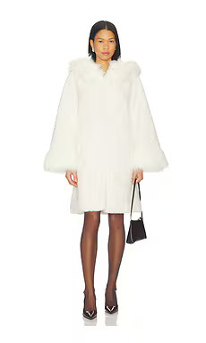 Adrienne Landau Cecilia Coat in Whisper White from Revolve.com | Revolve Clothing (Global)