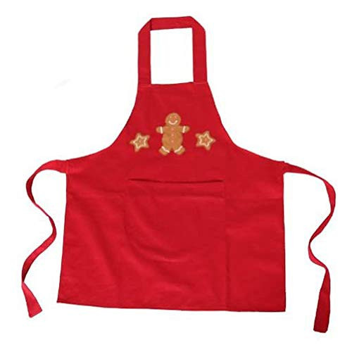Making Believe Gingerbread Apron, Christmas Apron, Christmas Aprons for Kids| Kitchen Apron, Cute Apron, Thanksgiving Aprons, Christmas Aprons for Kids with Pockets, Holiday Aprons, Kids Red Apron | Amazon (US)