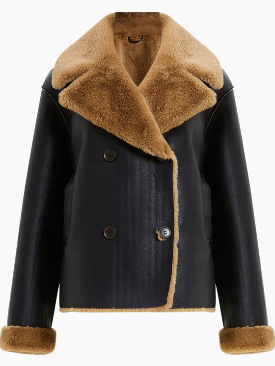 Cerys PU Faux Fur Jacket | French Connection (UK)