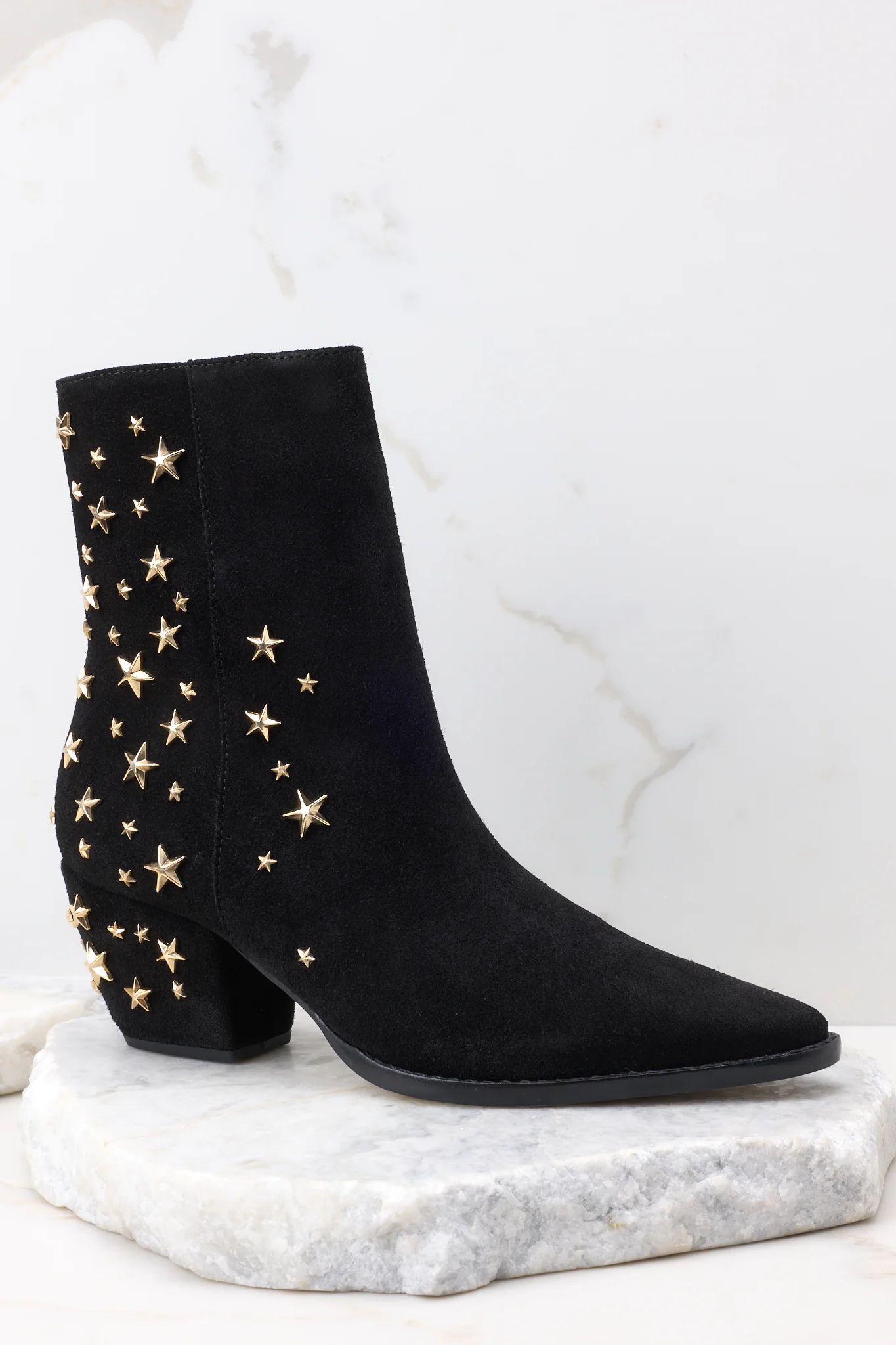 Caty Black Limited Edition Ankle Boots | Red Dress 