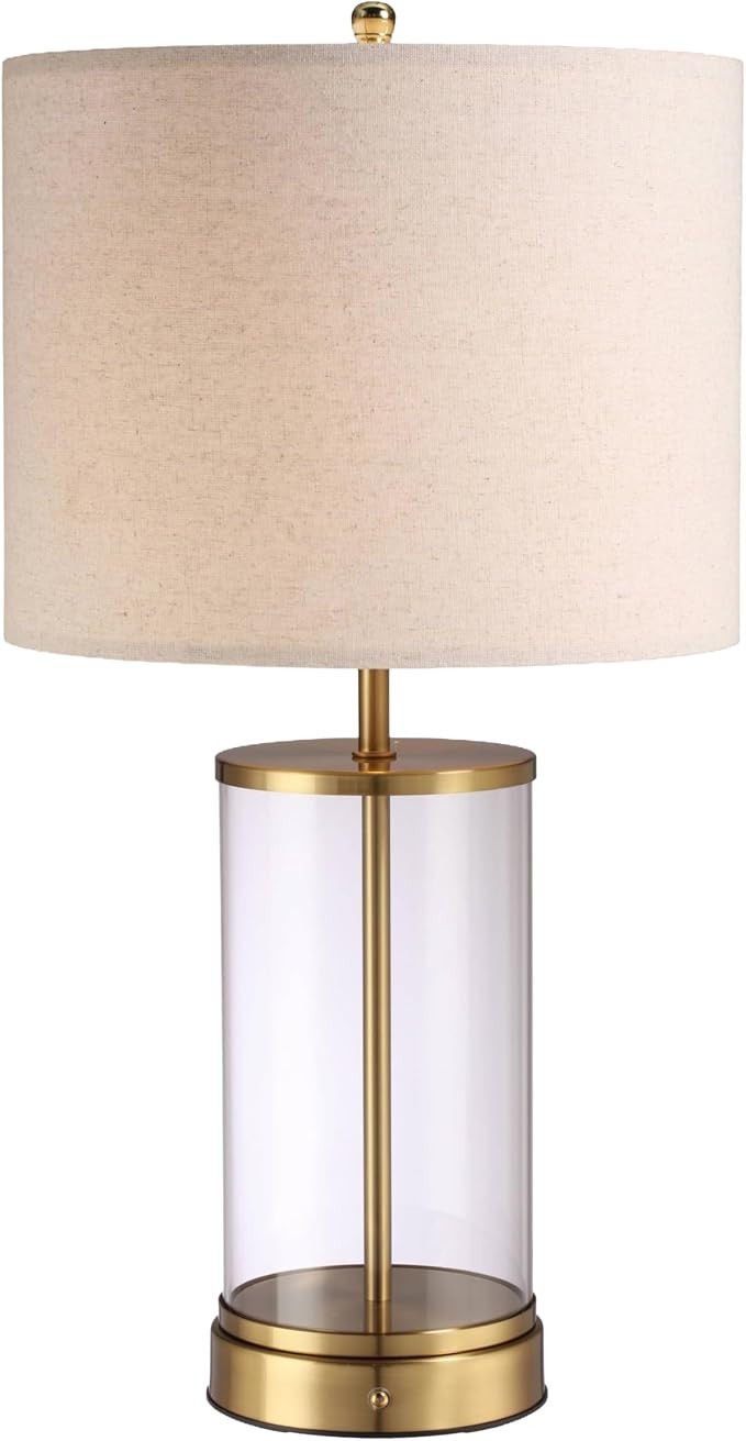 O’Bright Luma - Battery Powered Table Lamp, Cordless Glass Bedside Lamp with Rechargeable 10,00... | Amazon (US)