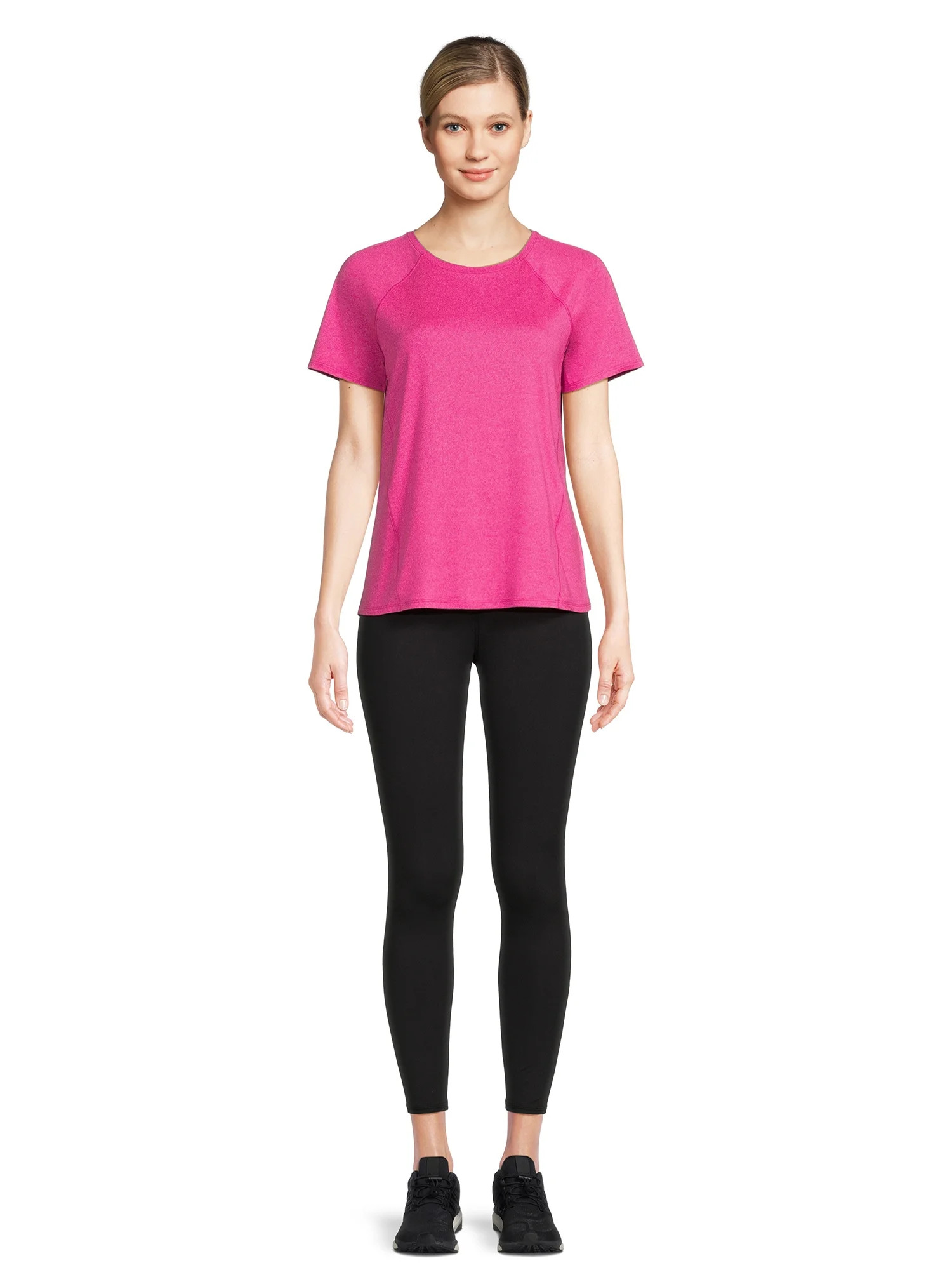 Athletic Works Women's Active T-Shirt and Leggings Set, 2-Piece, Sizes XS-XXXL | Walmart (US)