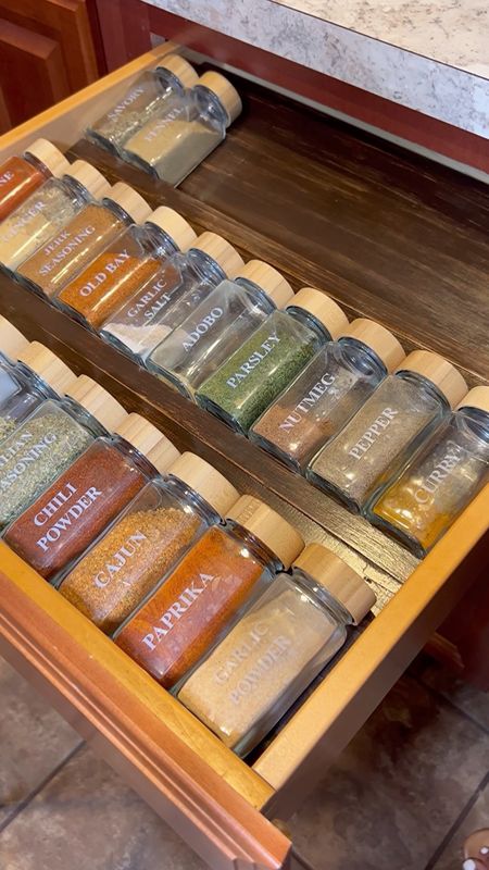 Get your kitchen organized for the new year! spice drawer organizing | spice jars | amazon finds

#LTKhome #LTKunder50 #LTKFind