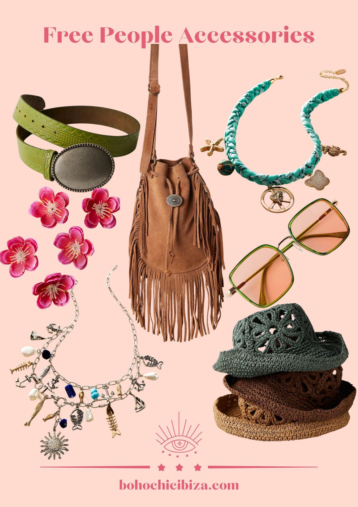 Empieza la primavera y con ella estos bonitos accesorios de Free People 🩷
•
#bohochic #

#LTKspring #LTKbag #LTKstyletip