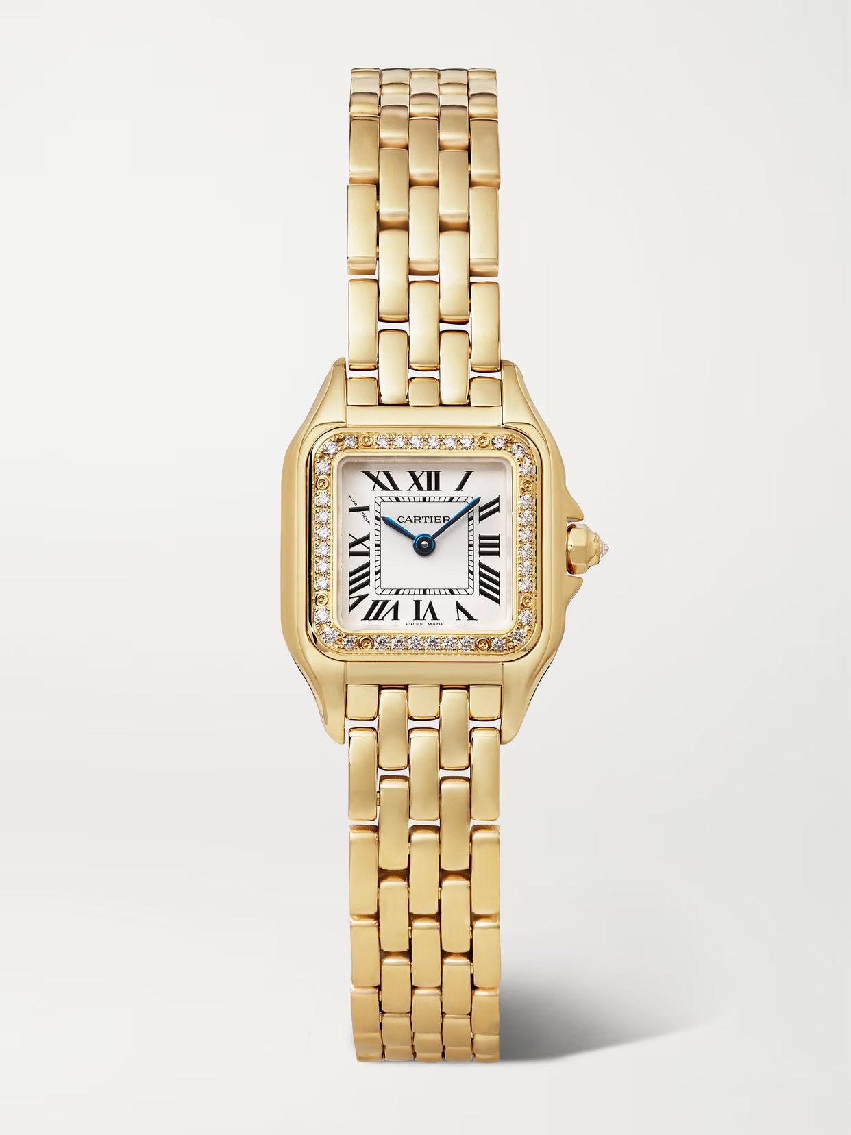 Cartier - Panthère De Cartier Small 23mm 18-karat Gold And Diamond Watch - One size | NET-A-PORTER (US)