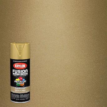 Krylon Fusion All-In-One Gloss Gold Metallic Spray Paint and Primer In One (NET WT. 12-oz) | Lowe's