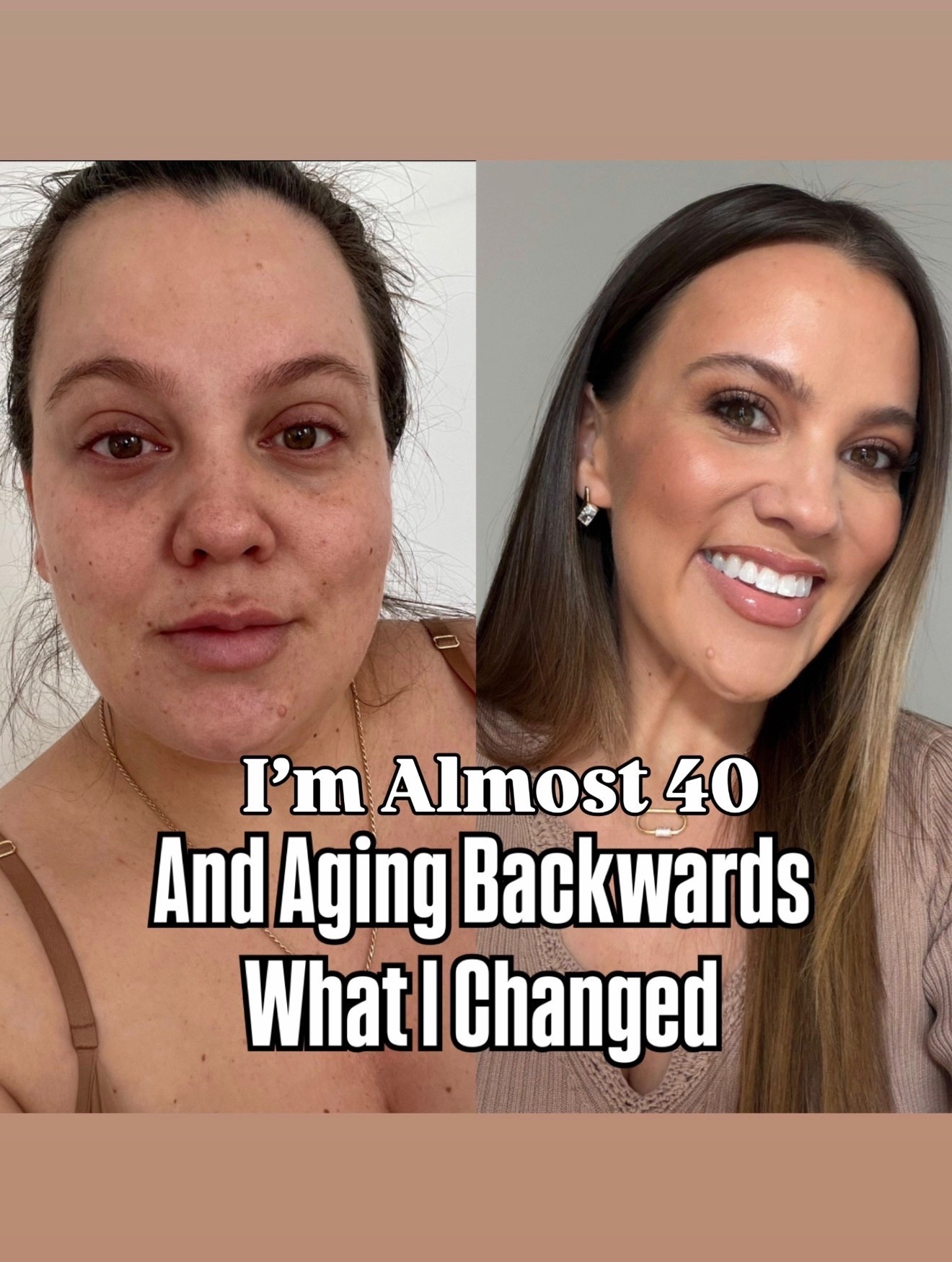 I’m almost 40 and aging backwards… here’s what I changed! 

aging backwards, women’s wellness, women’s health, mature skincare