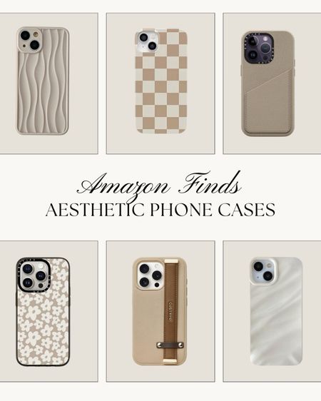Aesthetic Phone cases from Amazon🙌🏻
Amazon finds/ neutral phone case/ preppy phone cases/ Amazon accessories 

#LTKfindsunder50 #LTKMostLoved #LTKGiftGuide