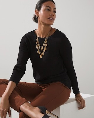 Side Twist Pullover Sweater | Chico's