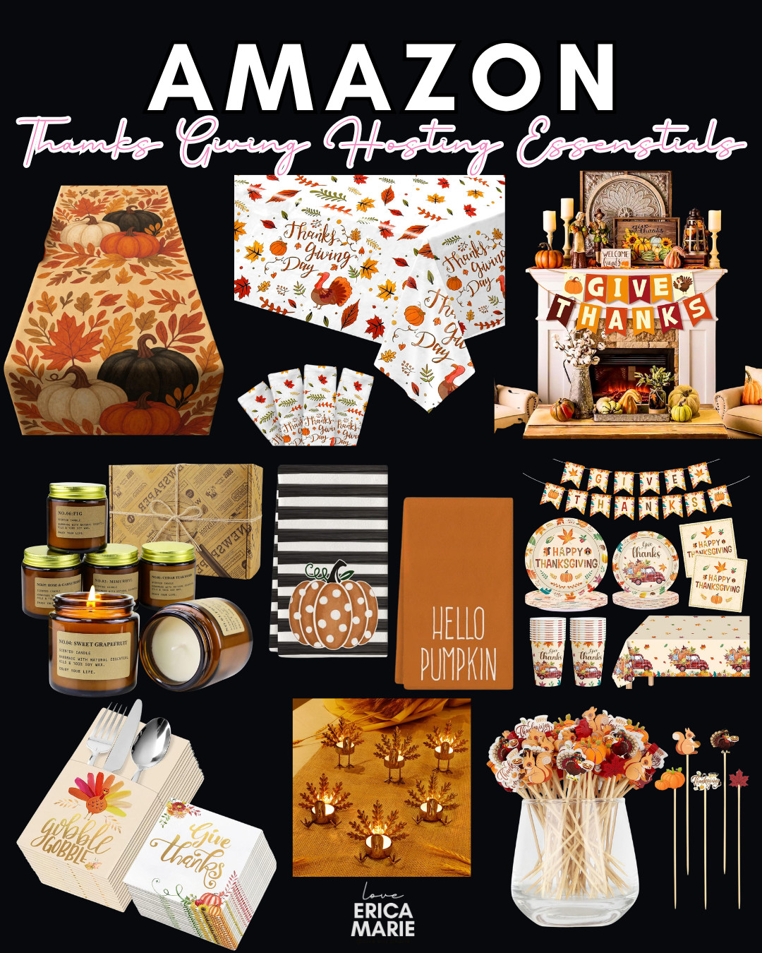If you're preparing for Thanksgiving, you have to see these! I've pulled up some hosting essentials to get your table and home completely ready for the holiday season.

#ThanksgivingHosting #ThanksgivingDecor #HostingEssentials #Tablescape #HolidayHosting 

 #LTKSeasonal #LTKHome #LTKSaleAlert
