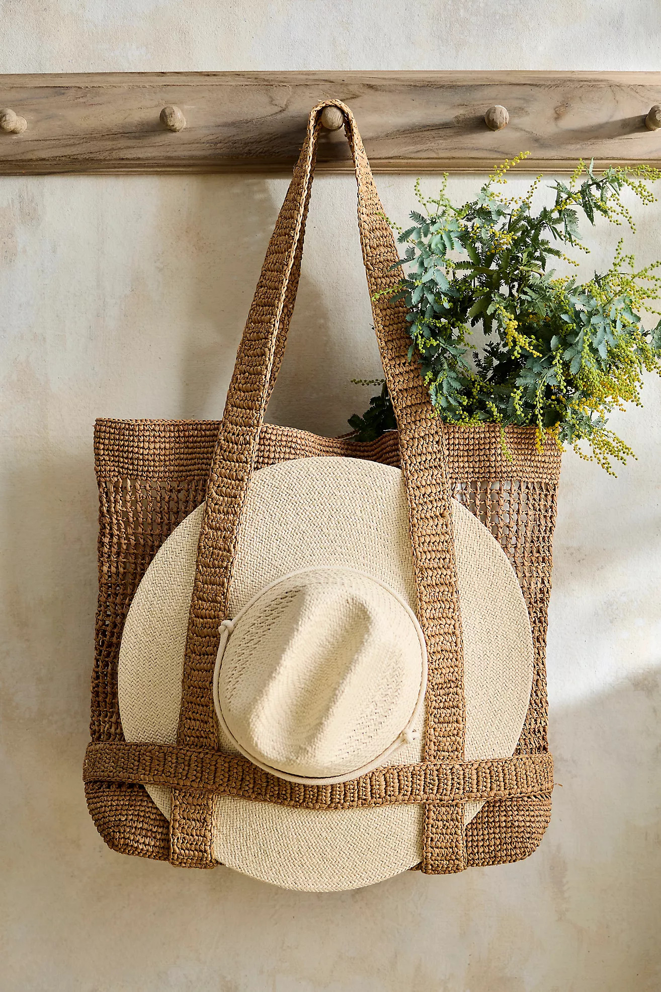 Raffia Traveler Bag | Anthropologie (US)
