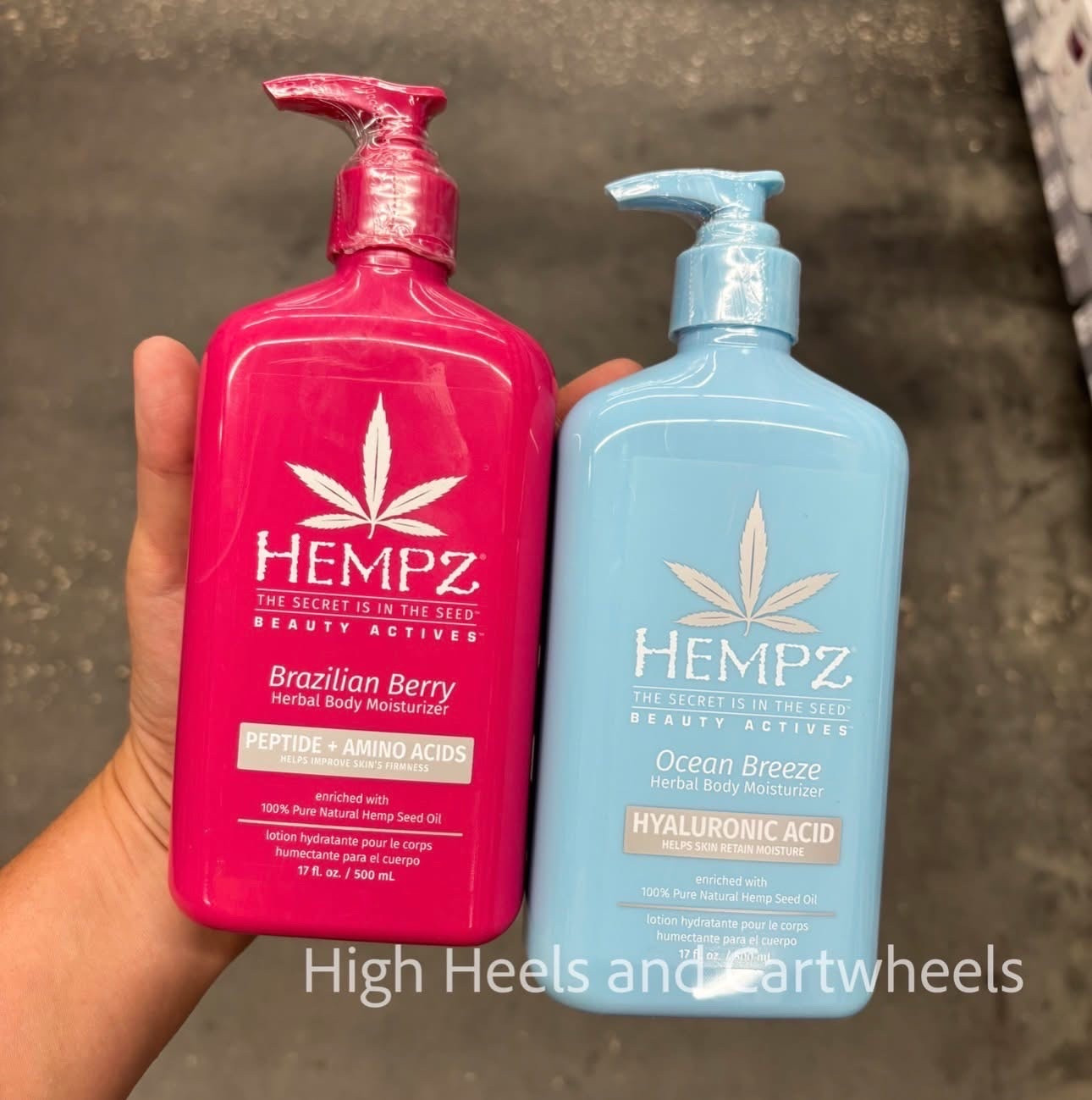 Absolutely love Hempz lotion and these two are perfect scents for summer!