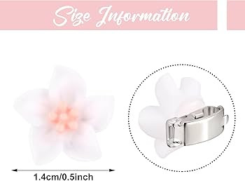 20Pcs Small Flower Hair Clips for Women Mini Flower Hair Clip Rapunzel Hair Flowers Clips Wedding... | Amazon (US)