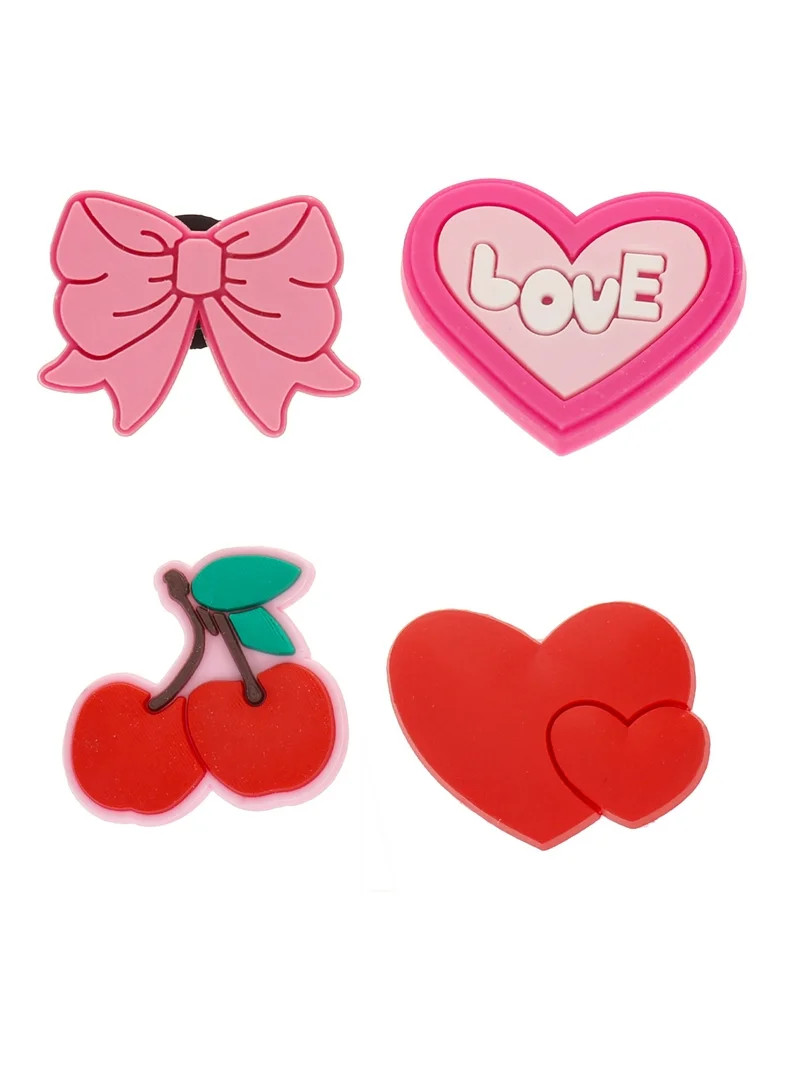Way to Celebrate Valentine's Day Themed Shoe Charms, 4 Pieces | Walmart (US)