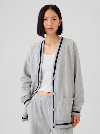 Vintage Soft Oversized Varsity Cardigan | Gap (US)