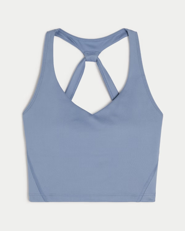 Women's Gilly Hicks Active Recharge Strappy Back Plunge Tank | Women's | HollisterCo.com | Hollister (US)