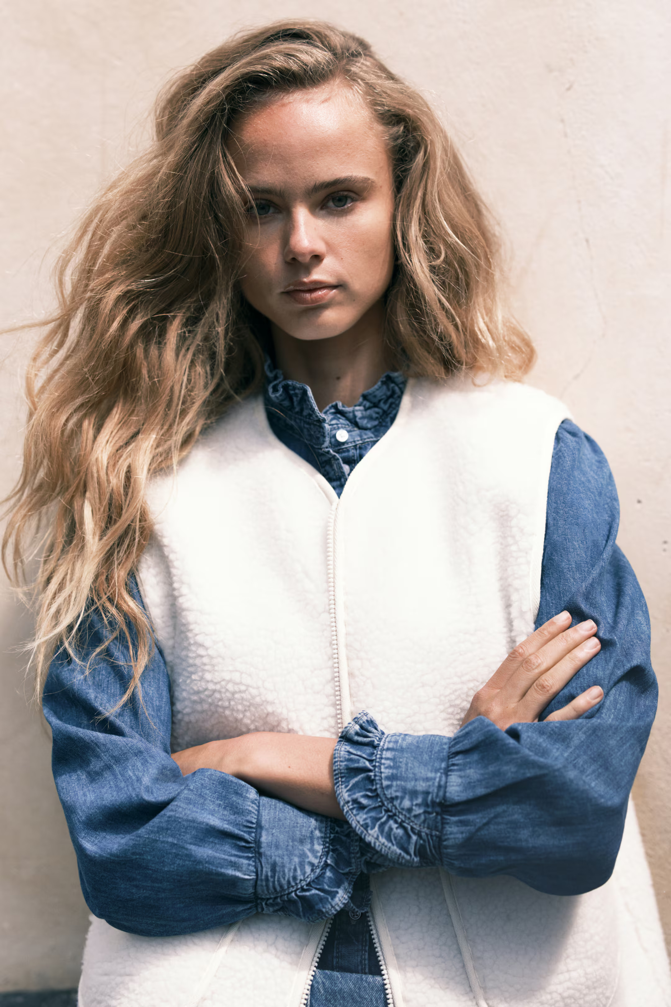 Teddy gilet - White - Ladies | H&M CA | H&M (US + CA)